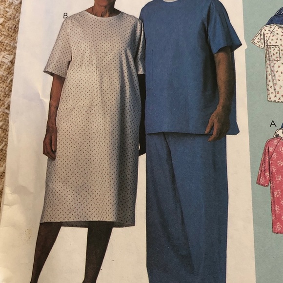 NWT McCall’s easy comfort sewing pattern  for special needs scrubs - Picture 3 of 16